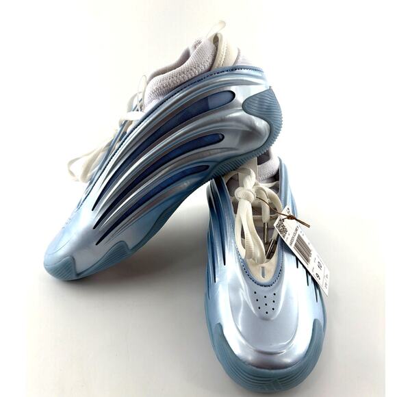 Adidas Unisex Glow Blue Cloud White Core Black Harden Volume 9 Shoes Size W10 M9 main image 5